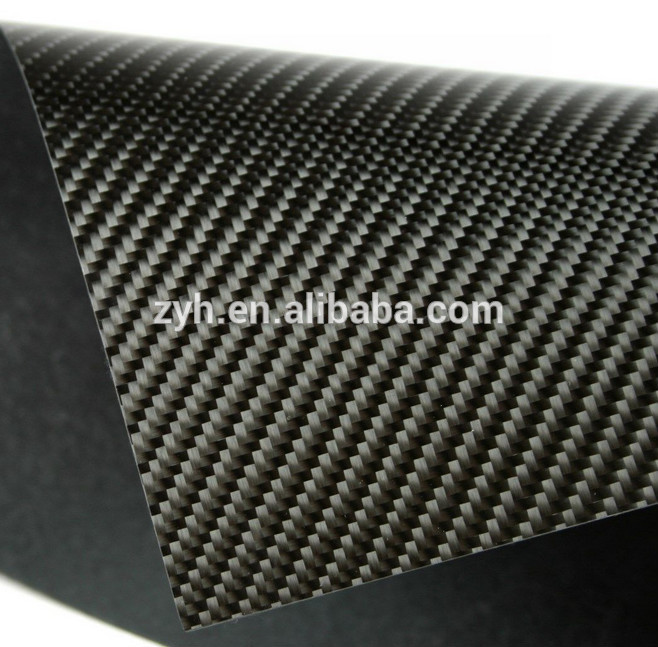 0.2mm High Glossy Twill 3K Real Carbon Fiber Veneer Sheet for Car decoration