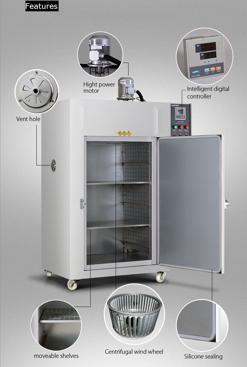 250C Industrial Drying Oven Chili Herb Drying Oven Chamber 1000mm