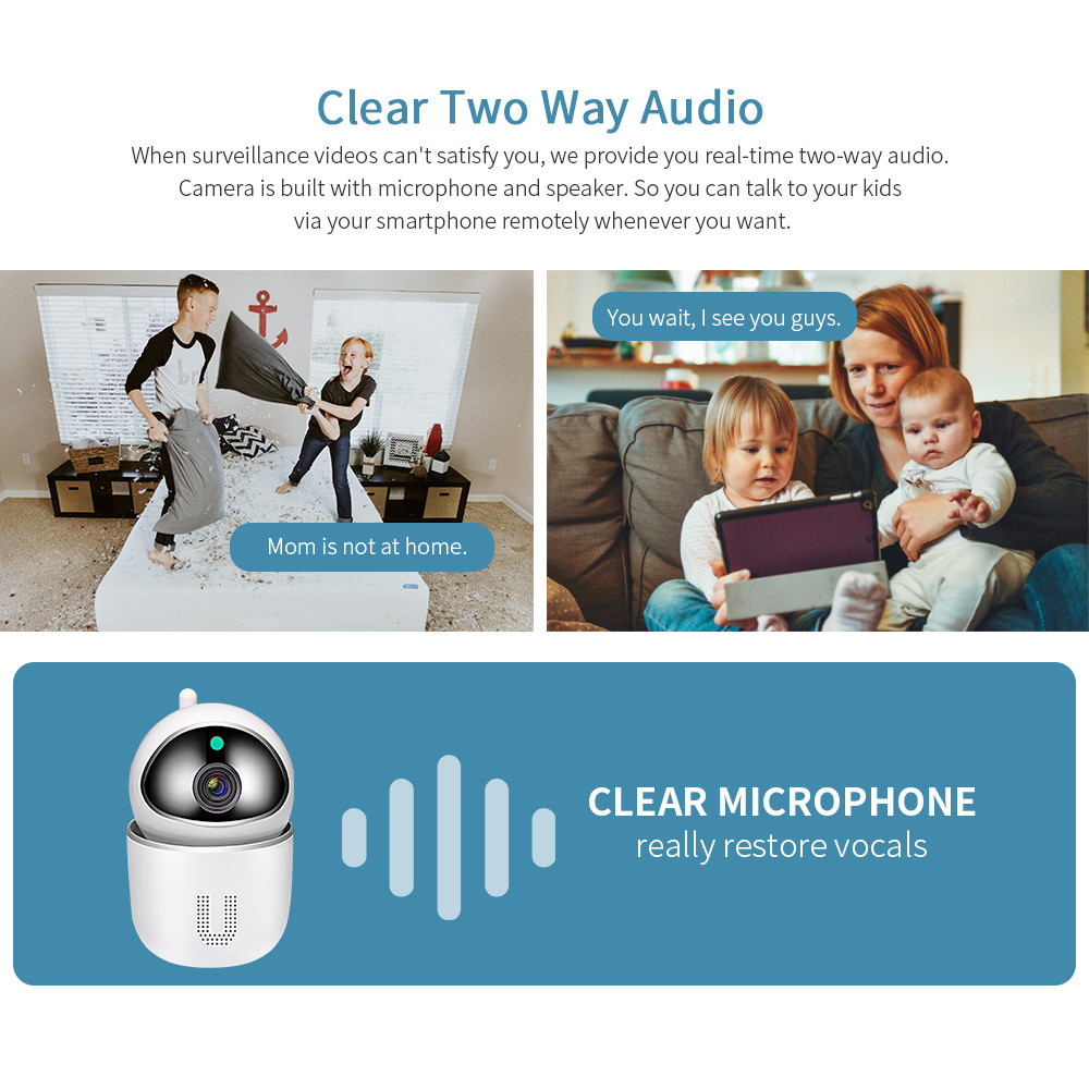 H.265 Tuya Smart Mini Wifi Ip Camera APP Control Home Security Indoor IP Camera
