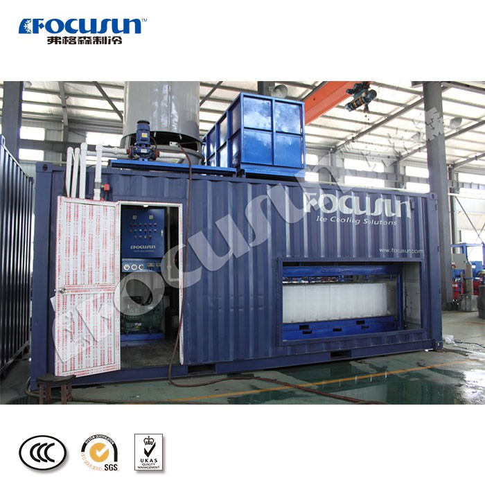65.3kw Solar Fully Auto Block Ice Machine for Africa Container Portable 2022 10MT