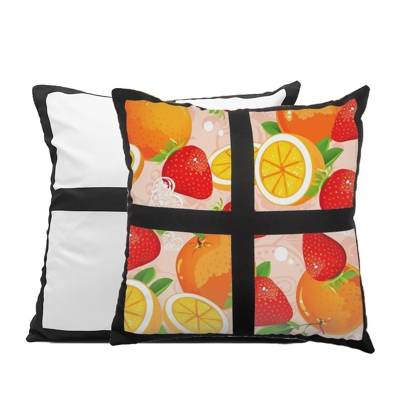 Peach Skin Sublimation Polyester Pillow Case For Custom Sublimation Photo Printing