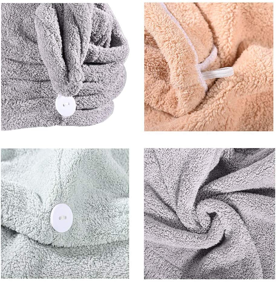 T/T Payment Term BSCI Microfiber Hair Towel Wrap Women Magic Rapid Hair Drying Towel
