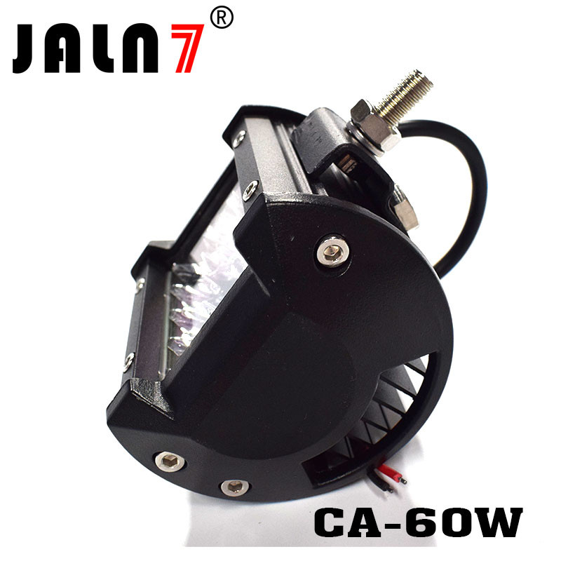 LED Light Bar JALN7 60W Spot Flood Combo LED Driving Lamp Super Bright Off Road Lights LED Work Light Boat Jeep
