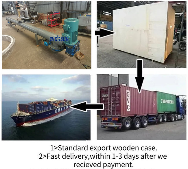 Customized Auger Screw Conveyor For Powder And Particles With Customized Diameter