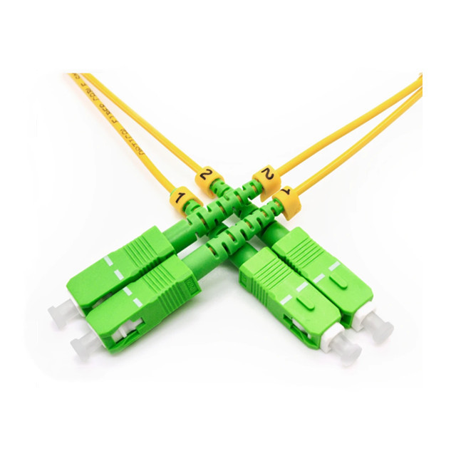 SIMPLEX 9 / 125um Fiber Optic Patch Cords 1m Single Mode