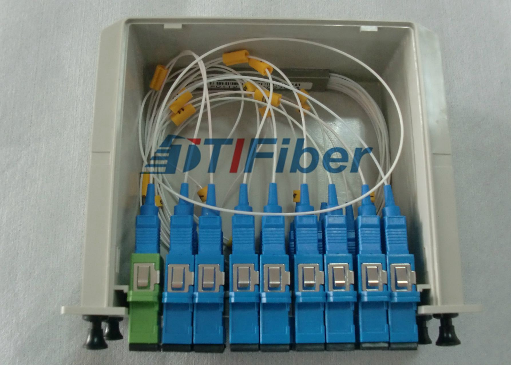 1x8 1x16 PLC Fiber Optic Splitter Box , FC / SC / LC / ST , PC / UPC / APC