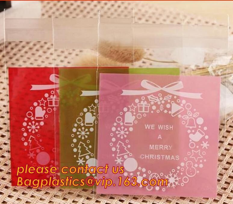 gravure printing halloween party bag, cute design food grade plastic cookie packing,halloween shrink cello treat bags fo