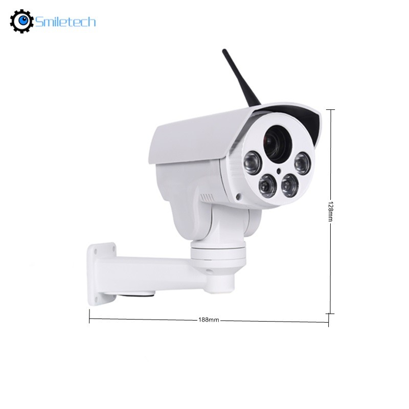 Mini starlight 5MP WIFI PTZ bullet waterproof IP66 5X optical zoom 2.8-12mm lens surveillance camera