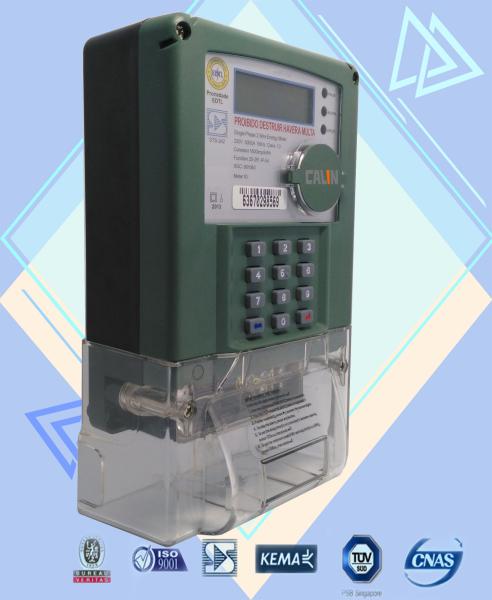 Quality Hermitically Sealed Single Phase Kwh Meter MCB Surge Electric Meter Safety for sale