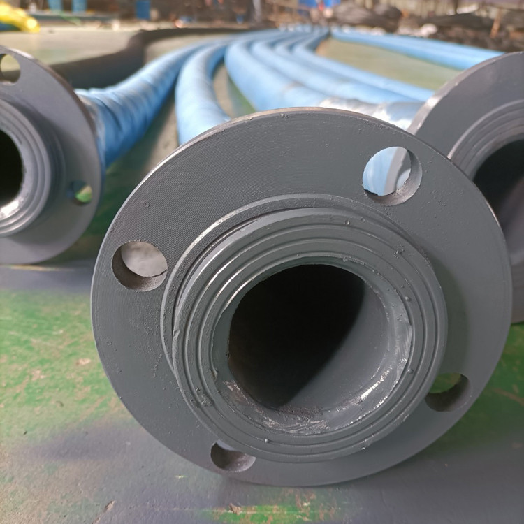 8 Inch Water Discharge Hose Lay Flat Dishwasher Camlock Rubber Pump Hose