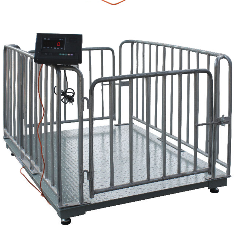 Weight Function Pig Cattle and Sheep Weighing Electronic Scale 1-3T Capacity for Accurate Farm Weighing
