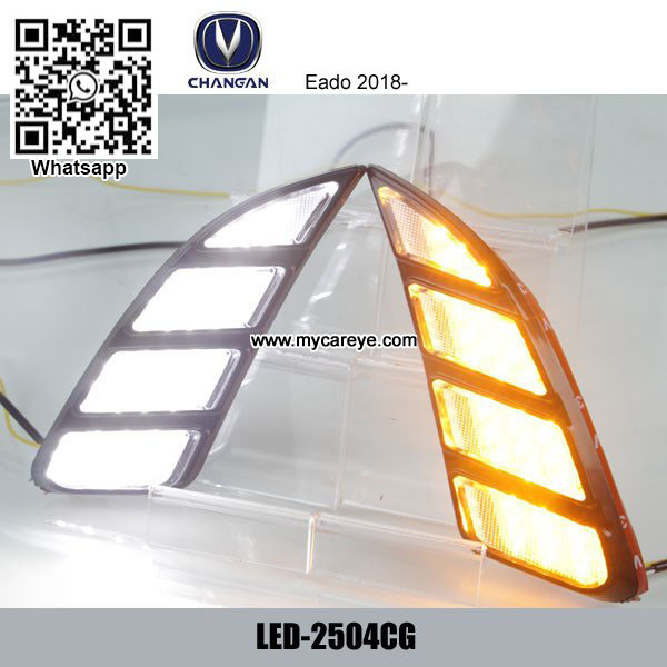 Chana Eado 2018 LED DRL day time running lights driving daylight automotive led light