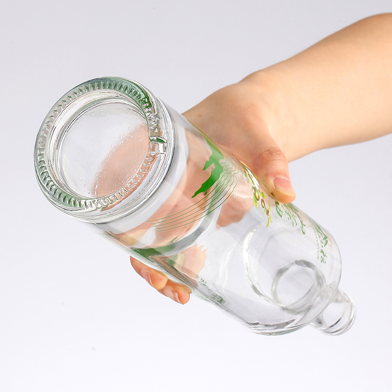 250ml 500ml 750ml 1000ml Square Dark Green Glass Olive Oil Bottle with Hot Stamping