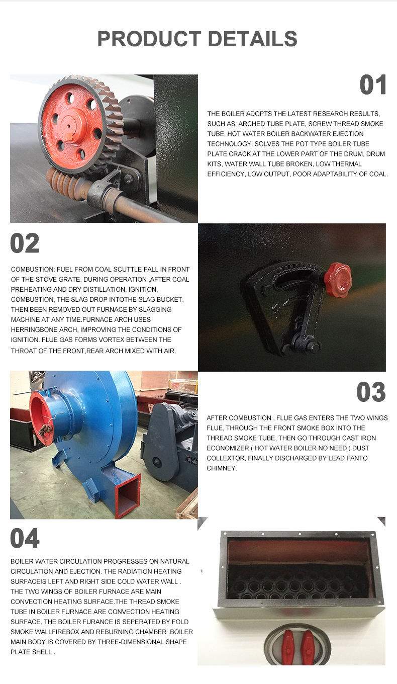 Natural Circulation Low Pressure Steam Biomass Pellet Boiler