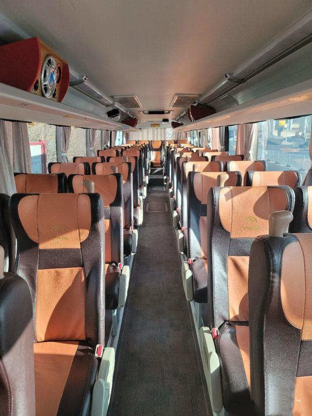 Double Rear Axle Bus Used Yutong Bus ZK6148 56 Seats 2019 Year WP.10