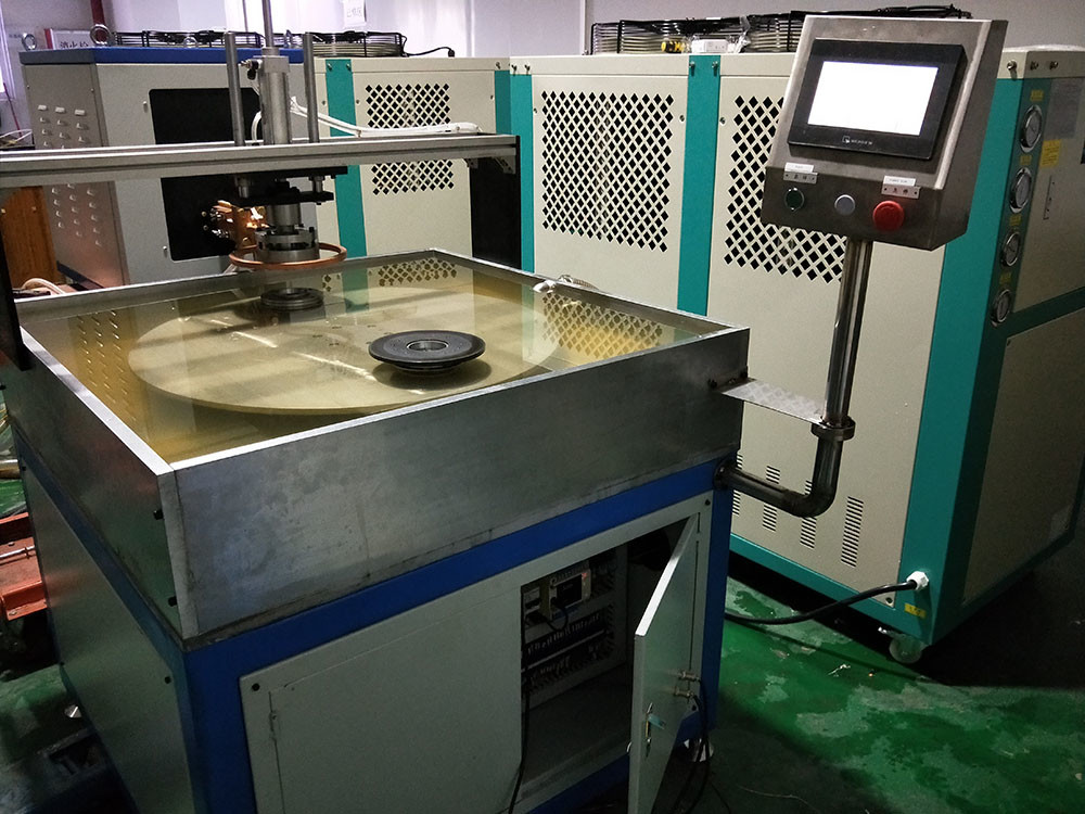 Sprocket Induction Hardening Machine Induction Tempering Machine 2 Working Station