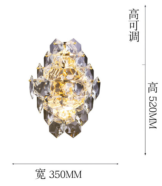 Modern Ceiling Mounted Crystal Chandelier Stylish And Luxurious For Home Decoration