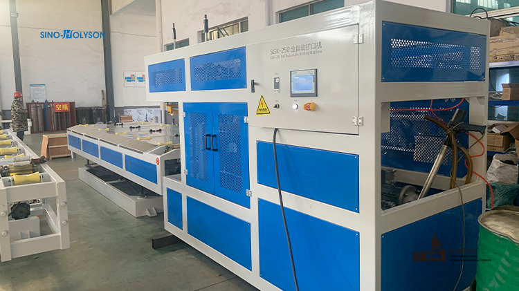 380V PVC Pipe Belling Machine PLC Control 16-63mm Automatic 8 Pipes Belling