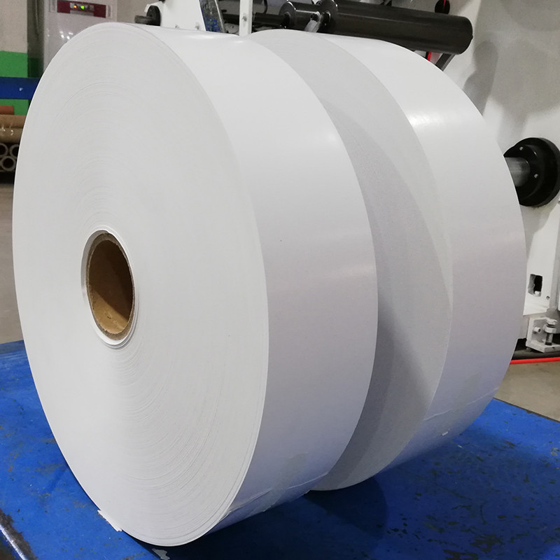 80g White Glassine Liner Direct Thermal Labels With Hot Melt Glue