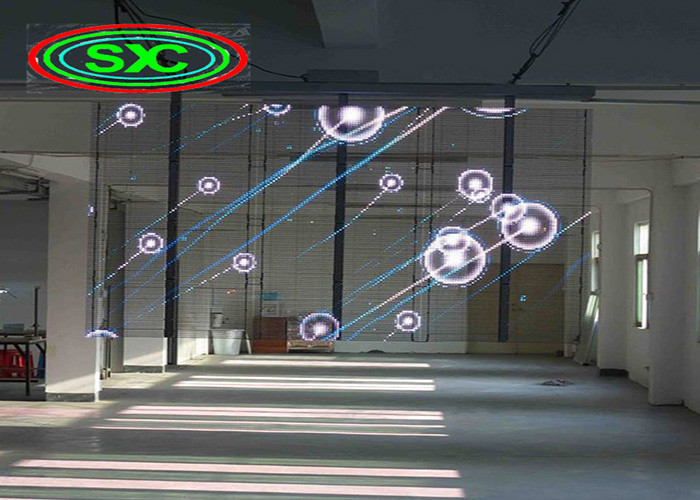 SMD1921 5000cd/sqm P3.91 See Through Glass Screen