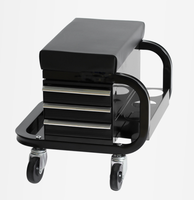 Three Drawers ODM Heavy Duty Tool Cabinet Trolley
