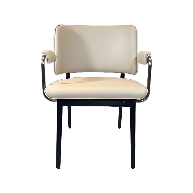 Wholesale Restaurant Luxury Simple Back Ash Wood Leather Chair Hotel Furniture Factory