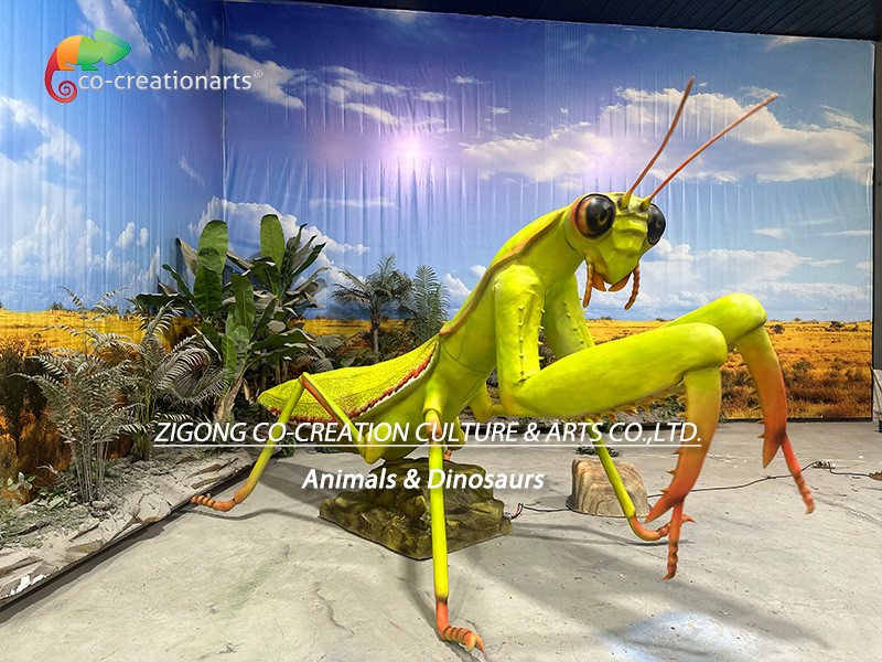Animatronic Mantis Simulation Insects Moveable Insects For Theme Park Attractions