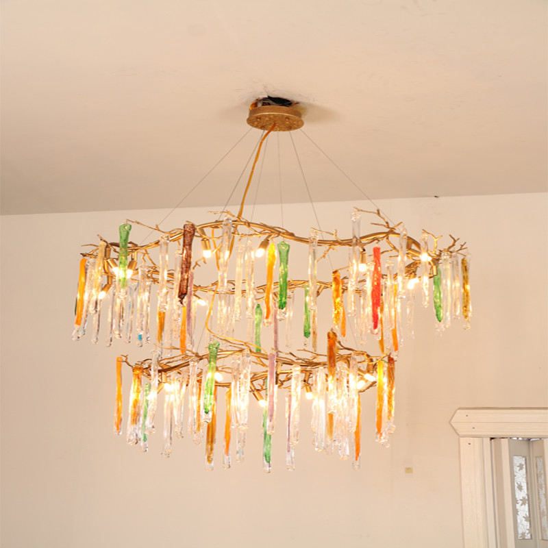 2 Year Warranty Metal Luxury Ceiling Lights For High End Chandelier In Living Room