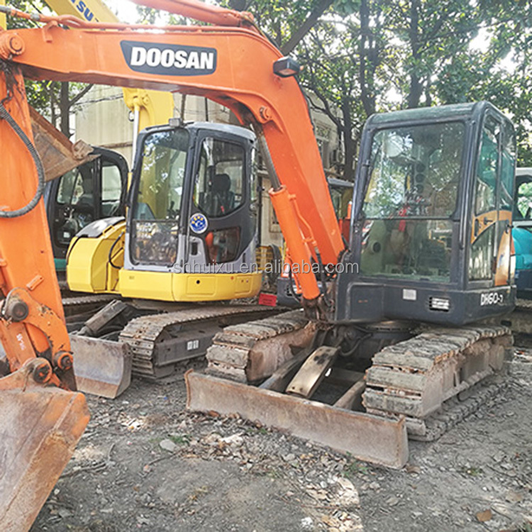 crawler excavator used doosan dh60/second hand doosan excavator used doosan dh60 on sale