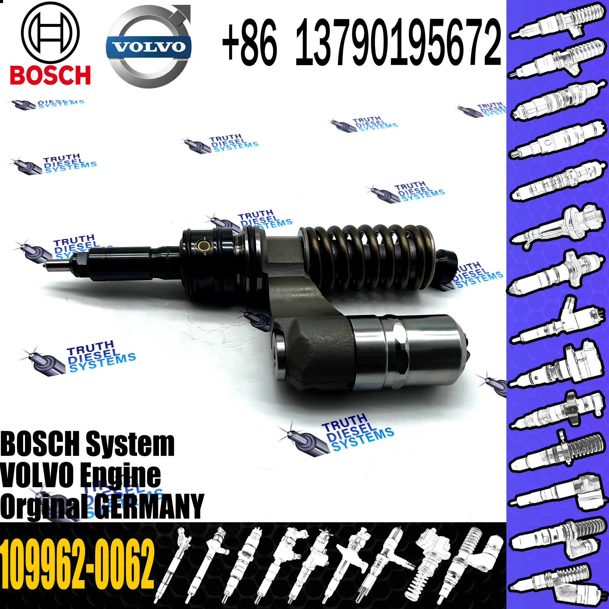 original new Diesel fuel pump assembly 109962-0061 109962-0062 16650-00Z11 for VOVLO/Nissan truck engine