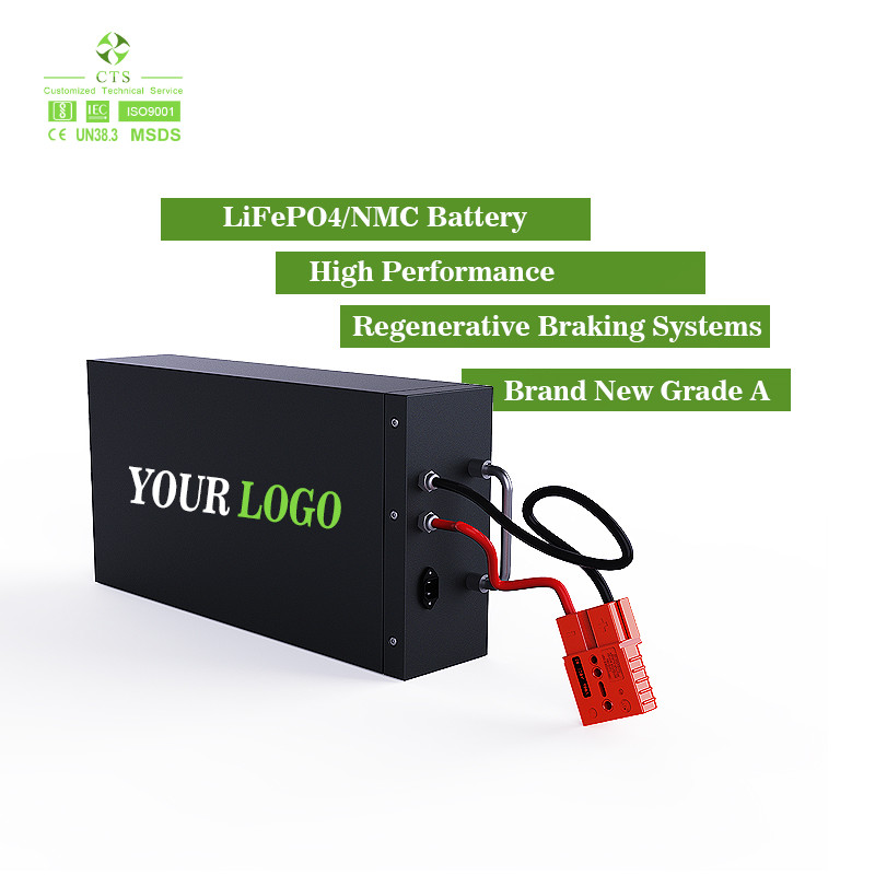 CTS Lithium Battery Pack with BMS 36V/48V/72V 40Ah/50Ah/60Ah for Motorcycles & Electric Scooters
