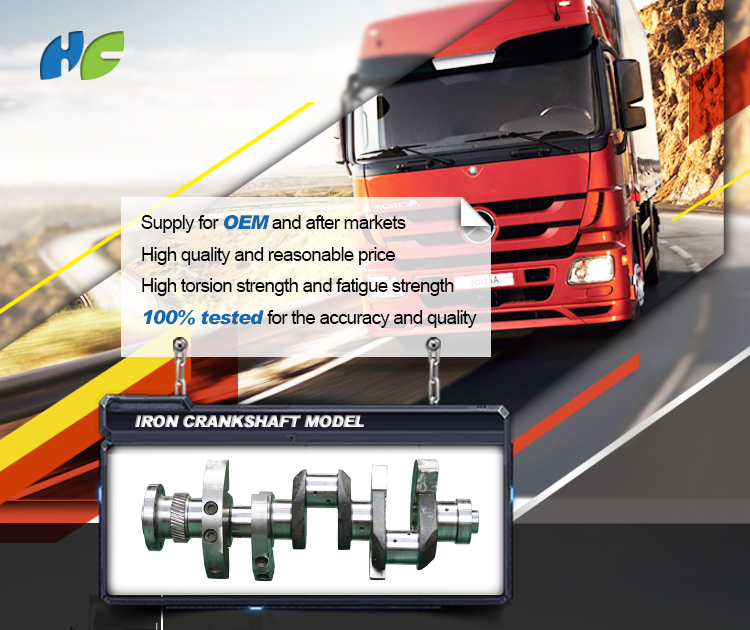 Used for Nissan truck diesel crankshaft PD6