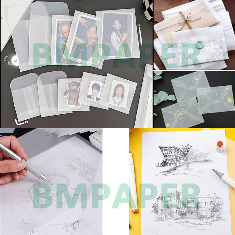 93gsm 100gsm Translucent Tracing Paper For Engineering Drawings 91cm x 70m