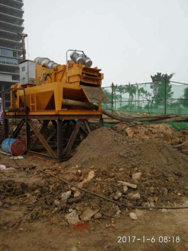 RMT250 Drilling Mud Cleaner Cyclone Slurry Desander Bore Pile Cleaning Equipment