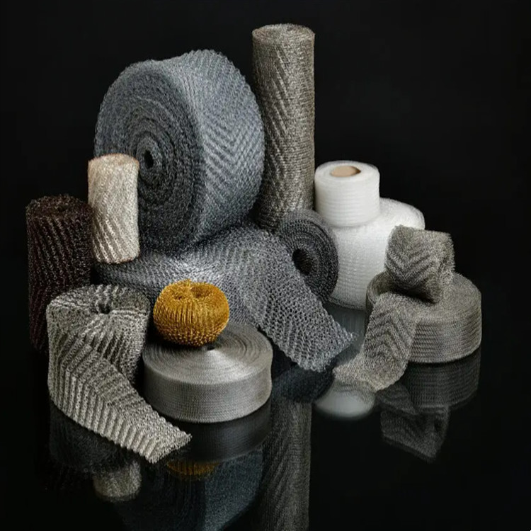 Easy To Install Long-Lasting Knitted Wire Mesh Filter 10mm Thickness