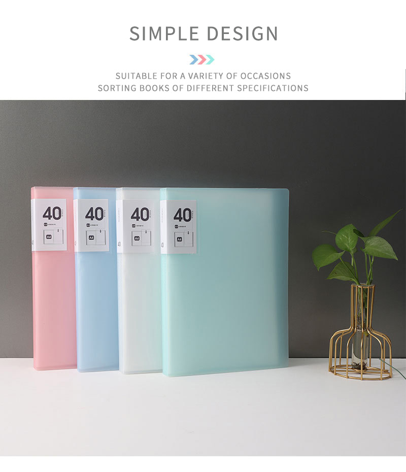 Multi-functional A4 File Pocket Display Book Folder for Different Purposes 307*235*20mm