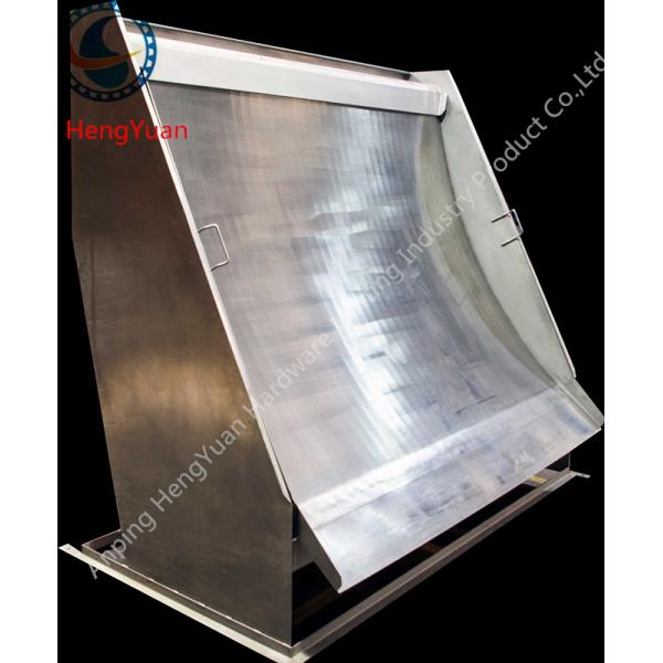 Curved Stainless Wedge Wire Panel Filter For Water Flow Liquid Filter