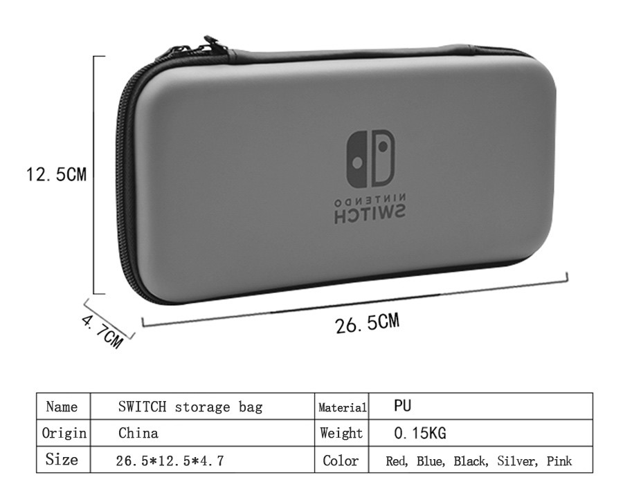 For Nitendo switch Host accessories storage bag NS game EVA bag protective case
