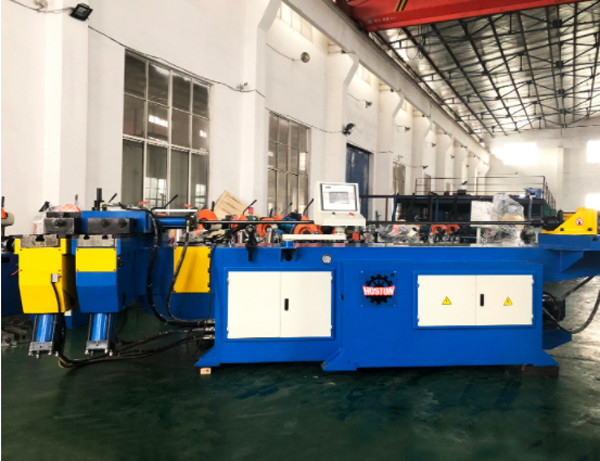 Hydraulic Muffler 1.0mm Steel Tube Bending Machine Semi Automatic