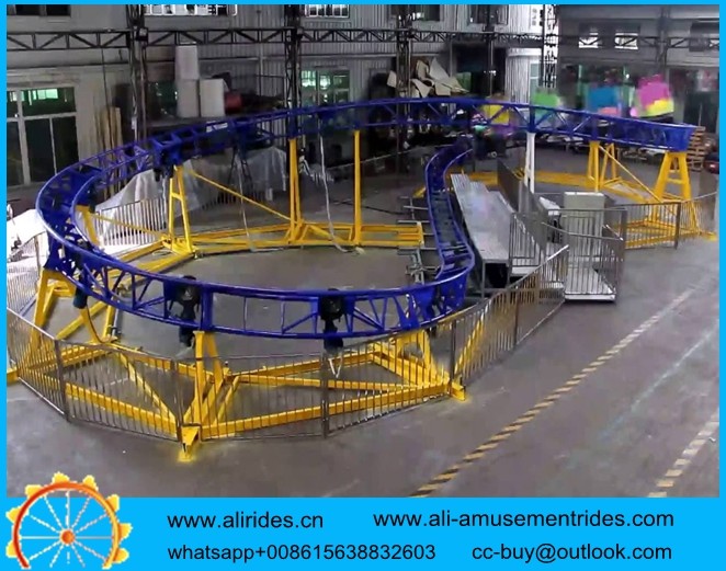 Factory Direct Price Mini Roller Coaster Type Family Safety Kiddie Amusement Spinning Roller Coaster