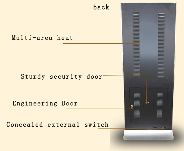 65” floor standing digital signage 3G/WIFI/Lan, Suitable Hotel/ supermarket