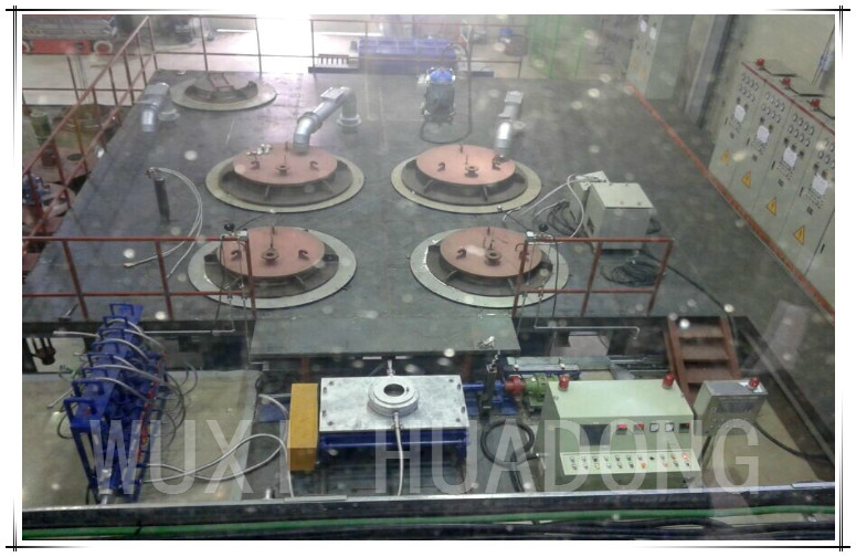 4KW Magnesium Alloy Automatic Vertical Continuous Casting Machine Screw Type For 250mm Rod