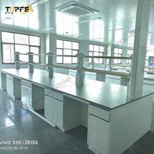 Functional Lab Space With Lab Island Bench Customizable Handles