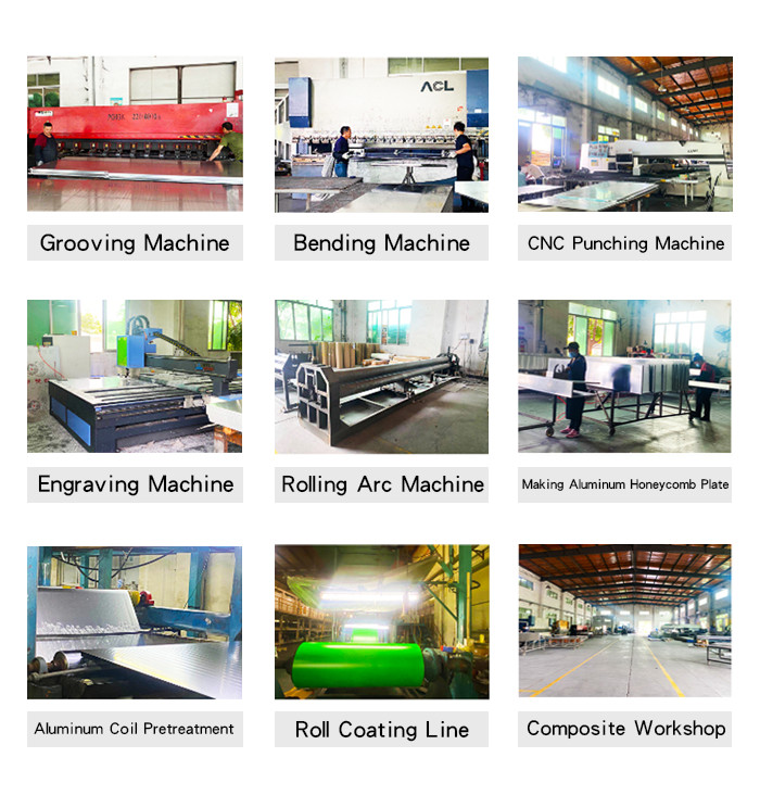 AL 3003 Aluminum Honeycomb Composite Panel Eco friendly for partitions