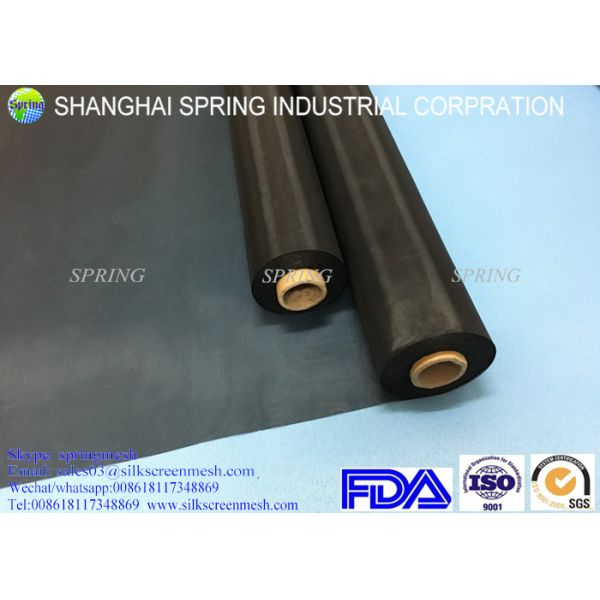Yellow / Black Polyester Filter Mesh 115-365cm Width For Powder Filter