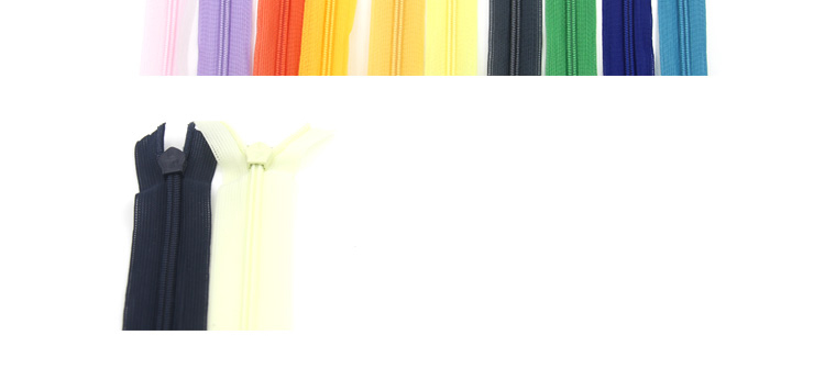 China Zipper Customized zipper with logo Invisible Zip Binder for Pocket Teeth 25CM Invisible Zipper Tape