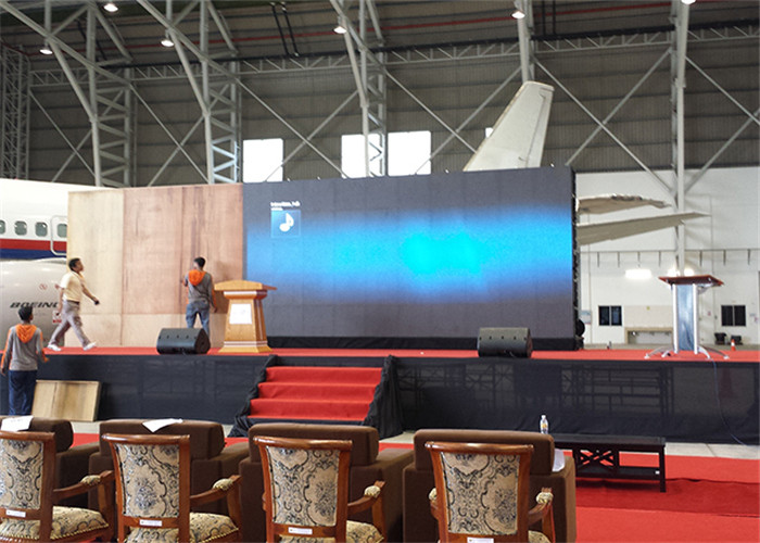 Fanless RGB P4.81mm LED Display Board LED Rental Screen 250x250mm Module Size