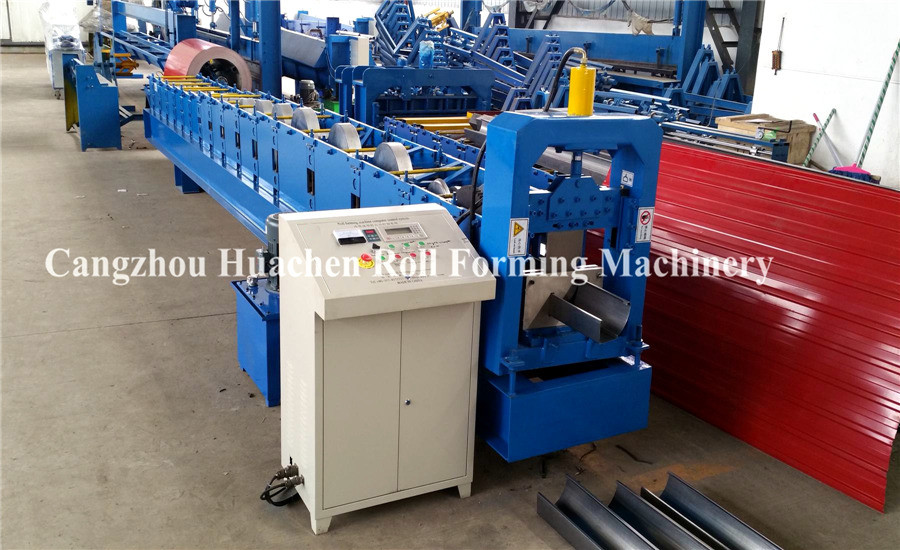 Portable Gutter Roll Forming Machine , 3 Phase Metal Roofing Roll Forming Machine