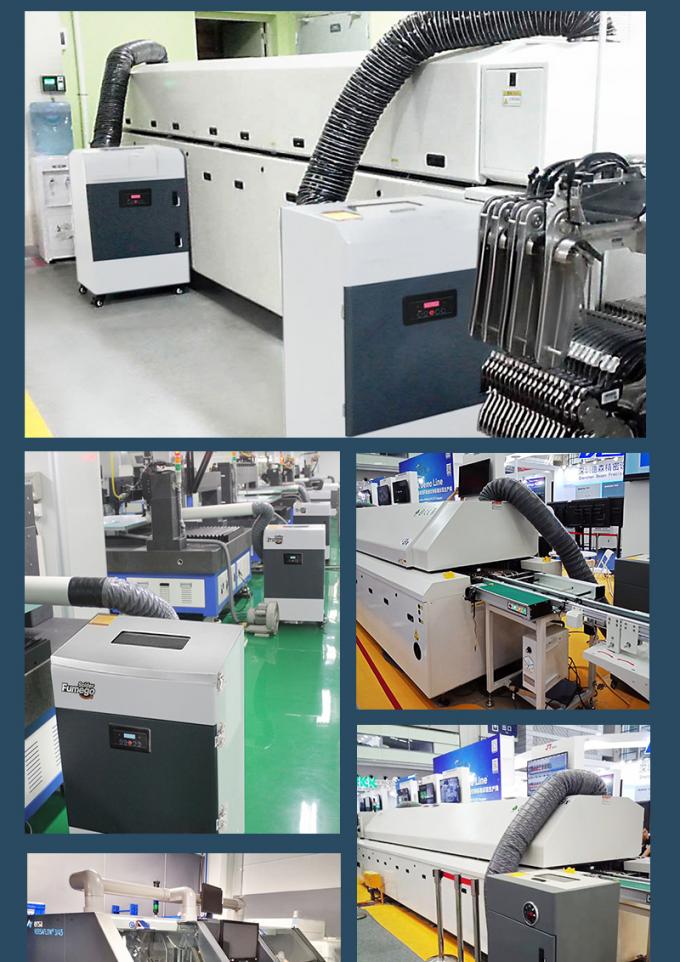 Acrylic Extraction 570m3/h 700W Co2 Laser Fume Extractor 3