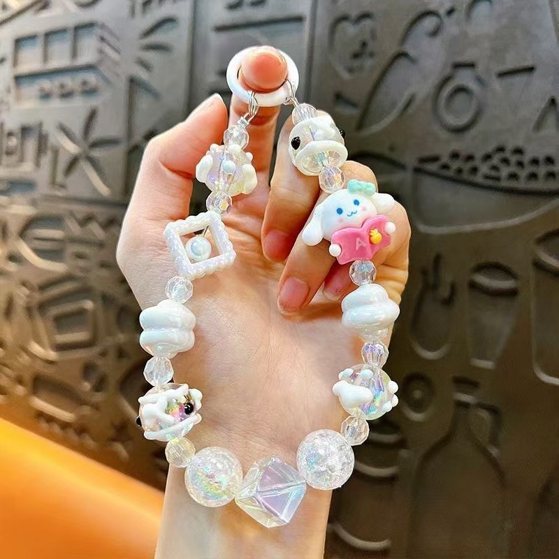 Detachable Phone Chain Strap Phone Bracelet Strap With Tether Elegant